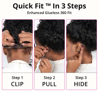 250% 18-36 Inch Invisi Strap 360 Full Lace Wig Water Deep Curly 100% Human Hair Adjustable Drawstring Hd Lace 360 Glueless Wig