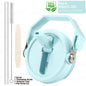 Flip Straw Lid For 40oz Stanley Tumbler Leakproof Portable Handle Lid Exact Color Detachable Flip Straw With Brush&Removal Tool