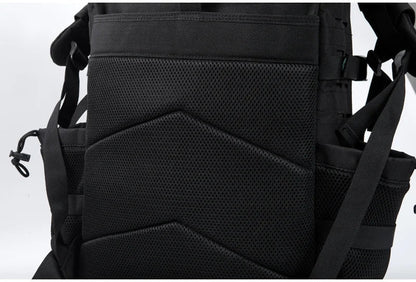 QT&QY 50L Tactical Backpack survival Bag Hunting MOLLE Backpack GYM For Men EDC Outdoor Hiking Rucksack Witch Bottle Holder