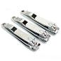Ouriner Nail Clippers Stainless Steel Sharpest Nail Cutter Duty Curved Edge for Adult Men Women Swing Out Nail Cleaner/File