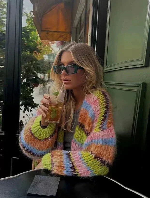 Livia | Playful Knitted Cardigan