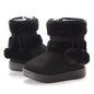 Babies Winter Snow Boots Comfortable Thick Warm Lobbing Ball Cute Boots