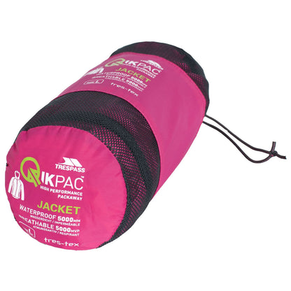 Adults Waterproof Packaway Jacket with Pouch