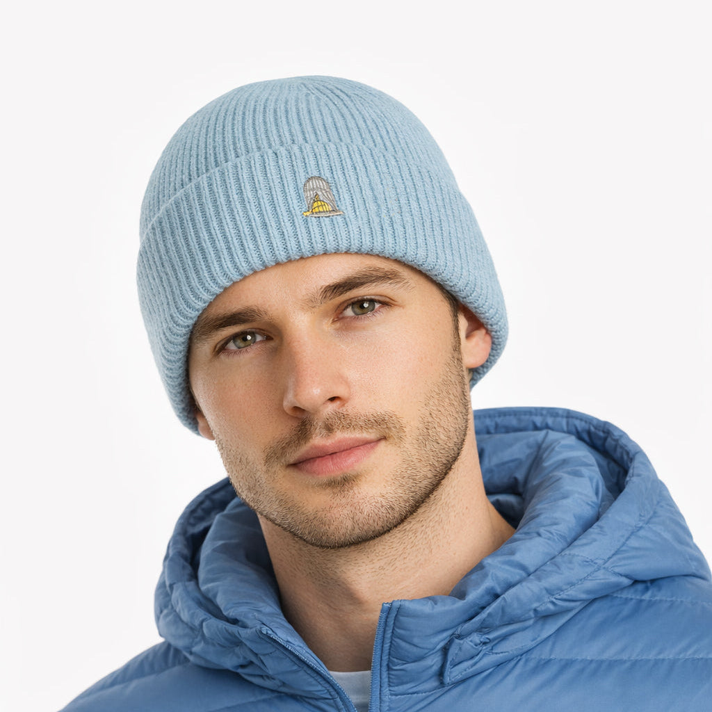 Drift Beanie — Pastel Blue