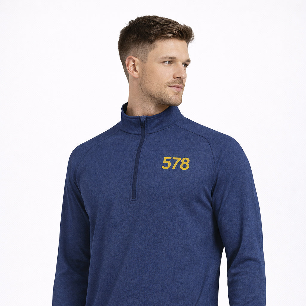 578 Base Sport 1/4 Zip — Blue