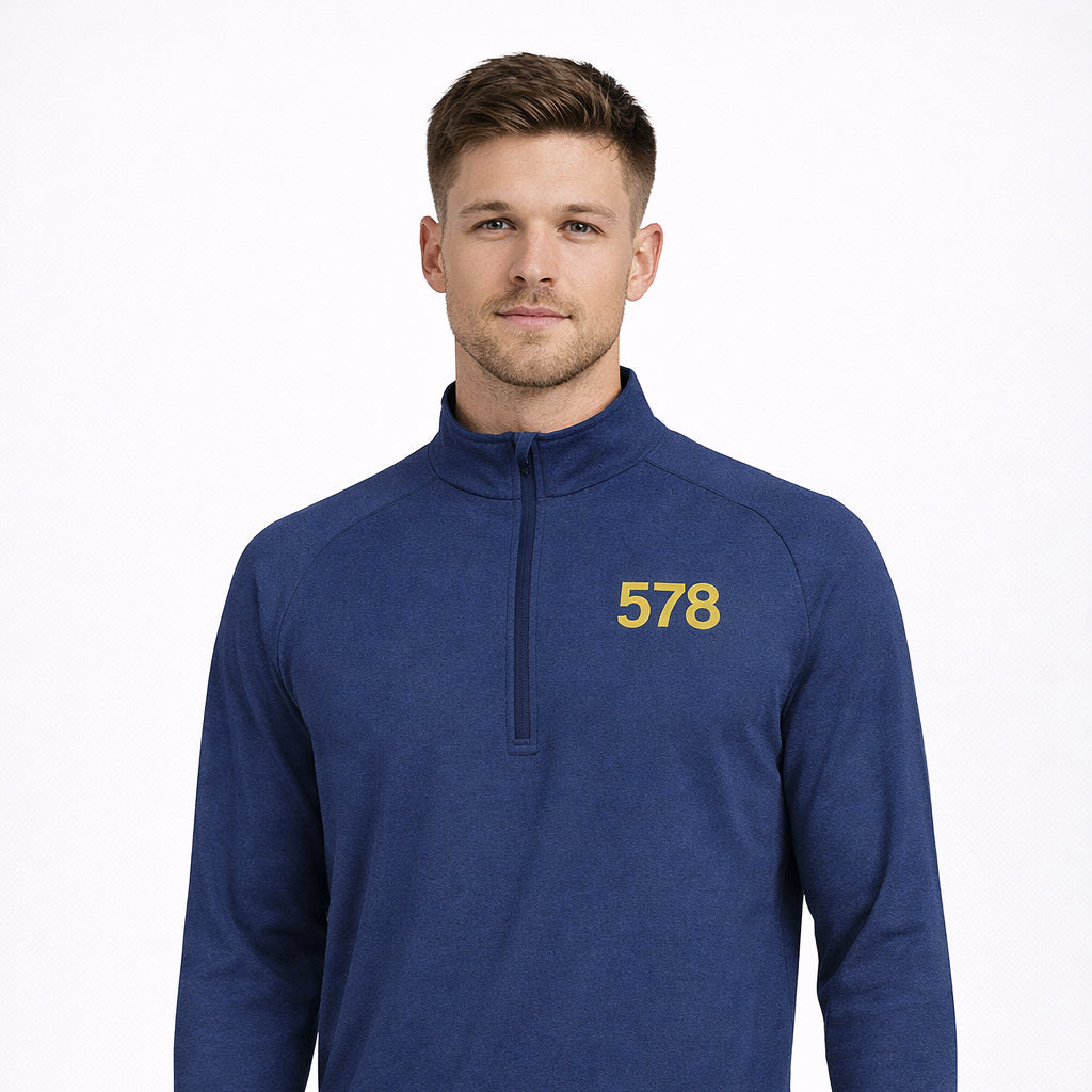 578 Base Sport 1/4 Zip — Blue