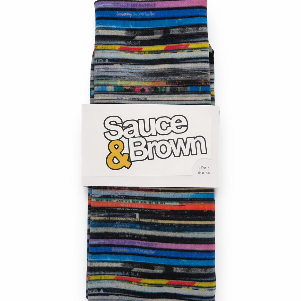 Desert Island Striped Socks — Multi