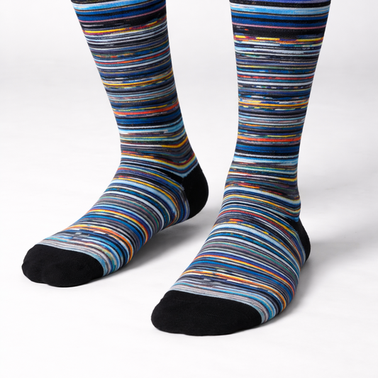 Desert Island Striped Socks — Multi