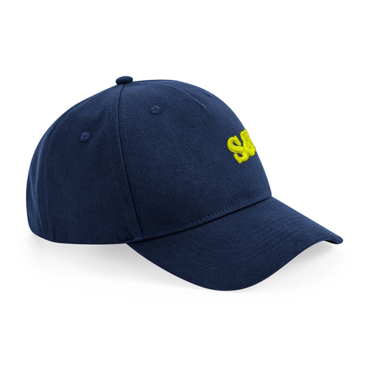 Fluro Cap — Navy