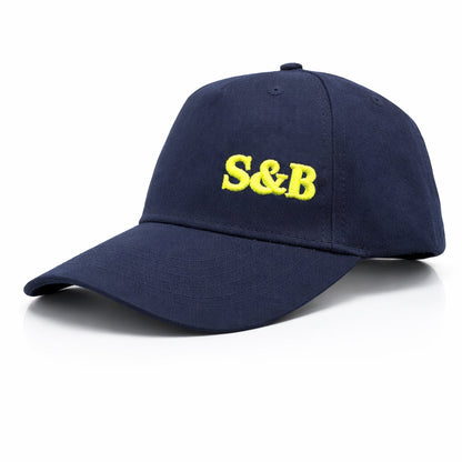 Fluro Cap — Navy