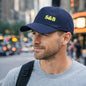 Fluro Cap — Navy