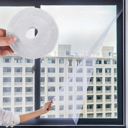 DIY Mosquito Net Self-adhesive Indoor Anti-insect Fly Screen Curtains Window Net Protections Mesh Home Textile Bed Garden