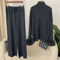 Fashion Autumn Winter Natural Real Fox Fur Cuffs Coat Knitted Sweater Women