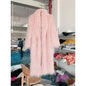 Faux Fur Jacket Women Long Coat Thick Fluffy Winter Warm Shaggy Overcoat Open Stitch Outerwear Turn Down Collar High Street