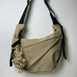 Korean Simplified New Moon Bag Fashionable Design Wheat ear Cross Body Bag Versatile High end Single Shoulder Dumpling Bag