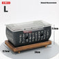 AIWILL Portable BBQ Grill Korean Food Carbon Furnace Barbecue Stove Charcoal Cooking Oven Household Outdoor Reusable Grill Box