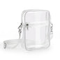 Clear Crossbody Purse Bag,Stadium Approved with Front Pocket for Concerts Sports Festivals Holiday Beach Waterproof Bag