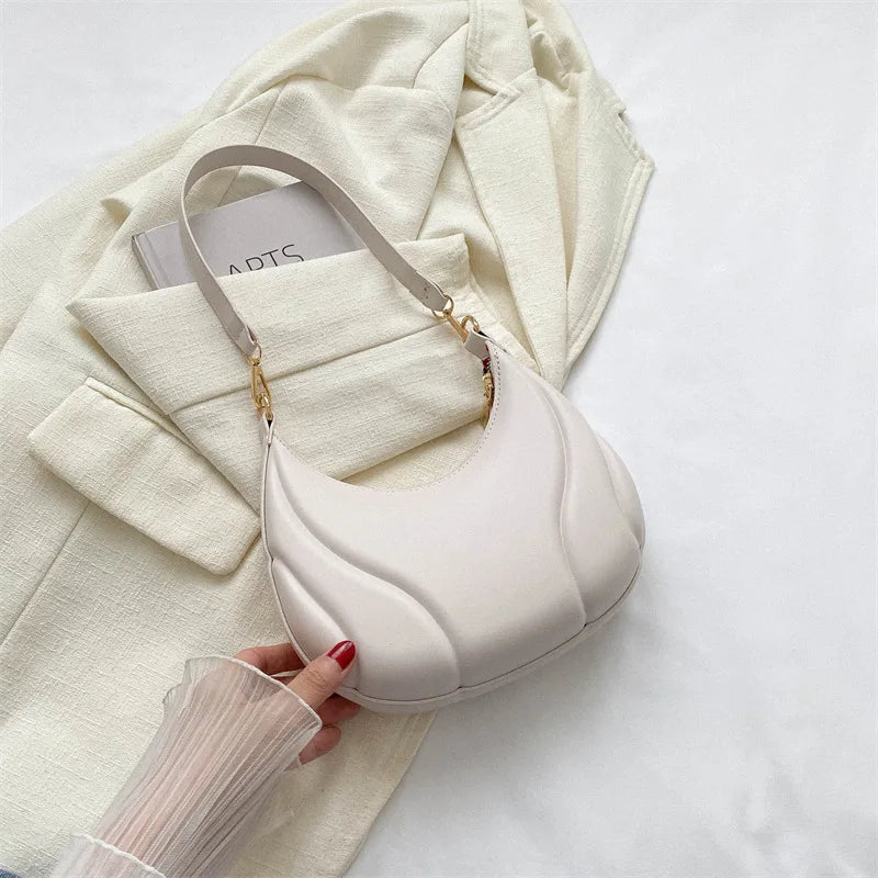Hot Selling Maillard-Style Retro Small Bag Spicy Girl Y2K Wasteland-style Vintage Leather Shoulder Armpit Bag 2025