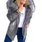Women's Winter Large Size Denim Warm Jacket
