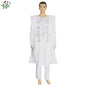 African Suit Men Robe Shirt and Pants Set Long Sleeve