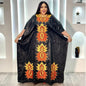 African Attire For Women Abaya Embroidery Plus Size Elegant Party Dress