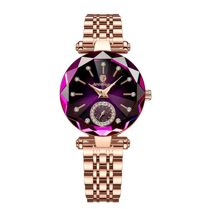 Luxury Elegant Ladies Wristwatch Waterproof Stainless Steel Watch for Woman