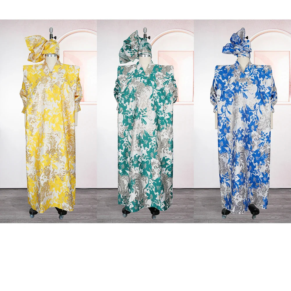 H&D African dresses for woman Plus Size Kaftan Dress Wedding Party Djellaba 2026 New Gown Turkey Dress dashiki African clothes