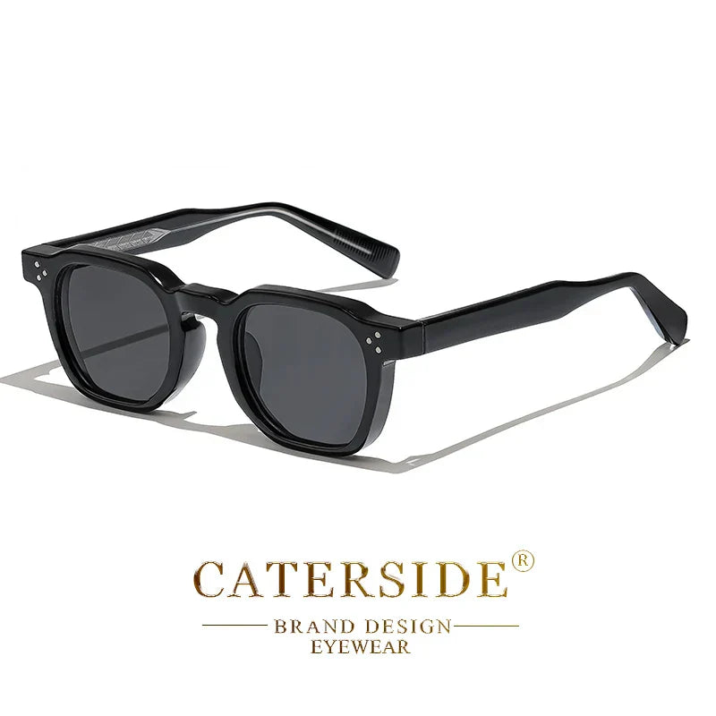 Retro Punk Men Sunglasses Small Frame Square Personalized Design Sun Glasses