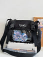 New Fashion 2025 Itabag Women Multipocket Clear Transparent Bag Summer Crossbody Bags Bucket Bag College Student Shoulder Bag