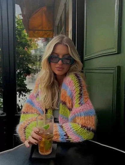 Livia | Playful Knitted Cardigan