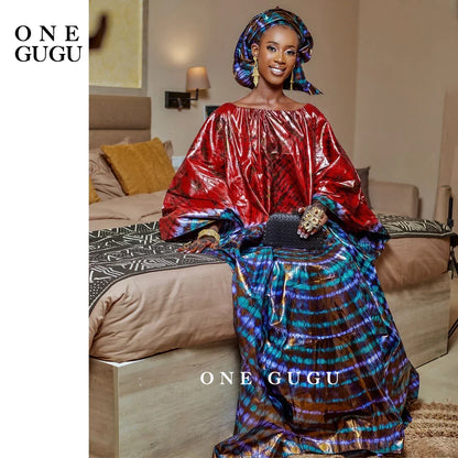 Perfumed First Quality African Dashiki Basin Dress Unique Cuff Design Nigerian Print Bazin RicheWedding Party Boubou Robe