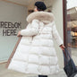 Women's Winter New Cotton-padded Jacket Long Over-the-knee Coat