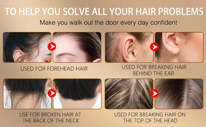 LOCKMIO Wax Stick Natural Coconut Oil Moisturizes Soften Smoothing Styling Flyaway Hair Edge Control Strong Hold Long Lasting