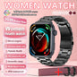2025 AI Diagnosis NFC Smart Watch Women 1.85 inch AMOLED Blood pressure Heart