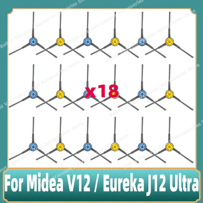 Compatible For 미디어 Midea V12 / Eureka J12 Ultra Main Side Brush Mop Cloth Filter Dust Bag Accessories Spare Replacement Parts