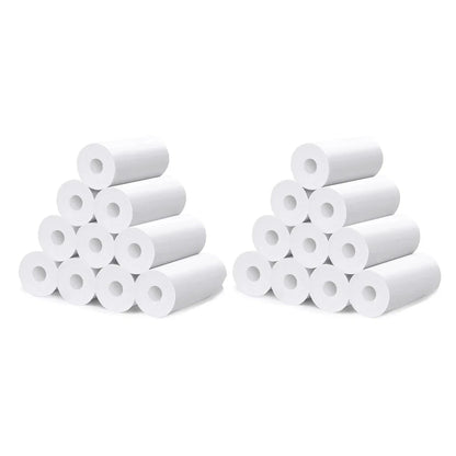 Kids Camera Instant Print Refill for Kids Instant Camera Thermal Printing BPA Free,57x25mm White Non-Adhesive Photo Print Rolls