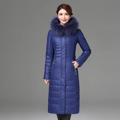 Women's Fashionable Hooded Thick Faux Fur Jacket