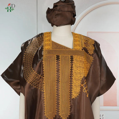 African dresses for women's dresses luxury elegant Embroidery traditional outfit
