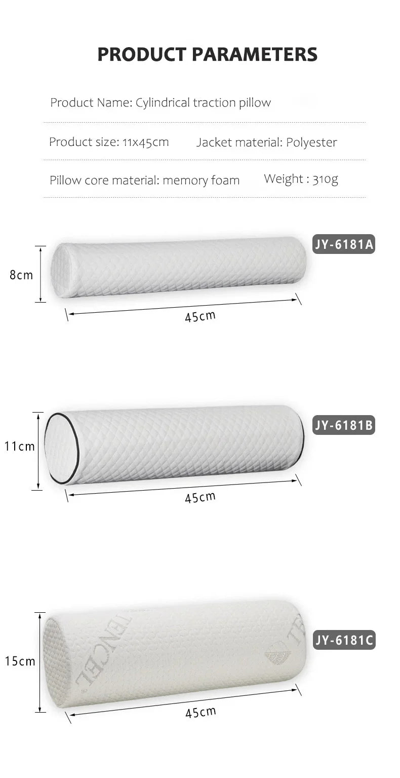 Memory Cotton Pillow Bedding Pillow Neck Protection Spine Lumbar Pillow Neck Maternity Pillow for Sleeping Orthopedic Pillows