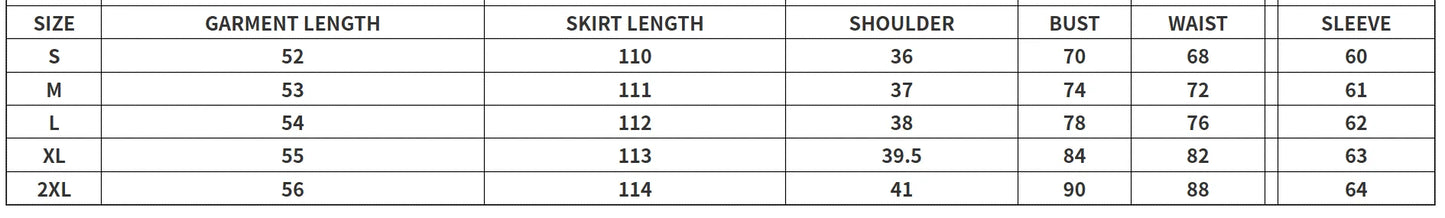 Women Two Piece Sets Skirt Round Neck Full Sleeve Print Tops Long Skirts