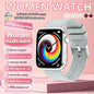 2025 AI Diagnosis NFC Smart Watch Women 1.85 inch AMOLED Blood pressure Heart