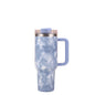 40oz Mug Tumbler With Handle Insulated Tumbler With Lids Straw Stainless Steel Coffee Tumbler Termos Cup for Travel Thermal Mug