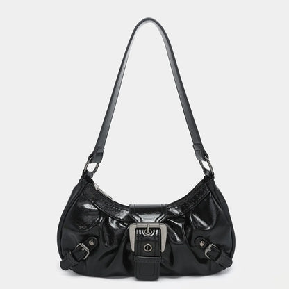 Hot Selling Maillard-Style Retro Small Bag Spicy Girl Y2K Wasteland-style Vintage Leather Shoulder Armpit Bag 2025
