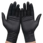 100 Pack Disposable Black Nitrile Gloves For Household Cleaning Work Safety Tools  Gardening Gloves  Kitchen Cooking Tools Tatto