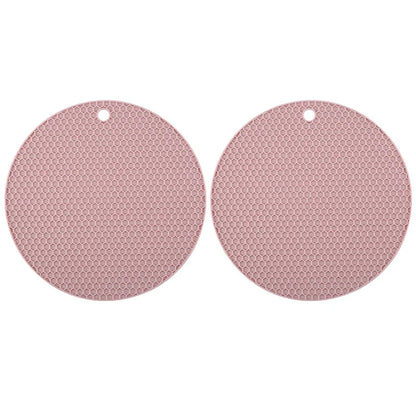 2/4 PCS Multifunction Heat Resistant Silicone Mat Drink Cup Coasters Nonslip Pads Pot Holder Table Placemat Kitchen Accessories