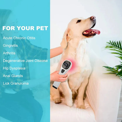 KTS Body Pain Laser Therapy Device 2x808nm LLLT Physiotherapy Equipment for Knee Pain Relief Arthritis Frozen shoulder Pet Pain