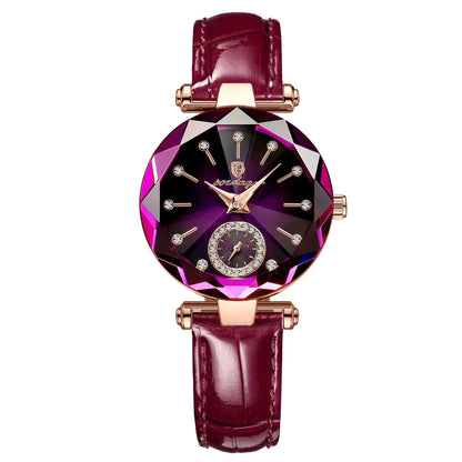 Luxury Elegant Ladies Wristwatch Waterproof Stainless Steel Watch for Woman