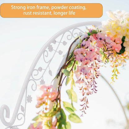 Heavy Duty Metal Wedding Arch, Garden Arbor, Trellis, Archway, Pergola, Balloon Decor Backdrop Stand