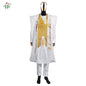 Family Matching African Wedding Outfits For Husband and Wife Bazin Riche Robes Custom Couple Dashiki Set Boy Kid white Dress