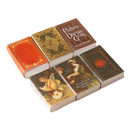 Hot New 10/6/4/3pcs 1/12 Dollhouse Miniature Mini Books Model Furniture Accessories